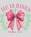 He Is Risen Easter Christian Ready-to-Press DTF Transfer