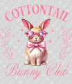 Cottontail Bunny Club Easter Ready-to-Press DTF Transfer