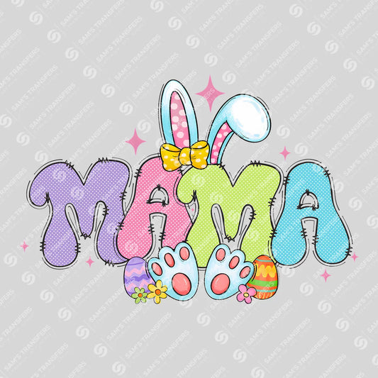 Easter MAMA Bunny Ears Ready-to-Press DTF Transfer