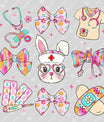 Easter Nurse Bunny Medical-Themed Ready-to-Press DTF Transfer