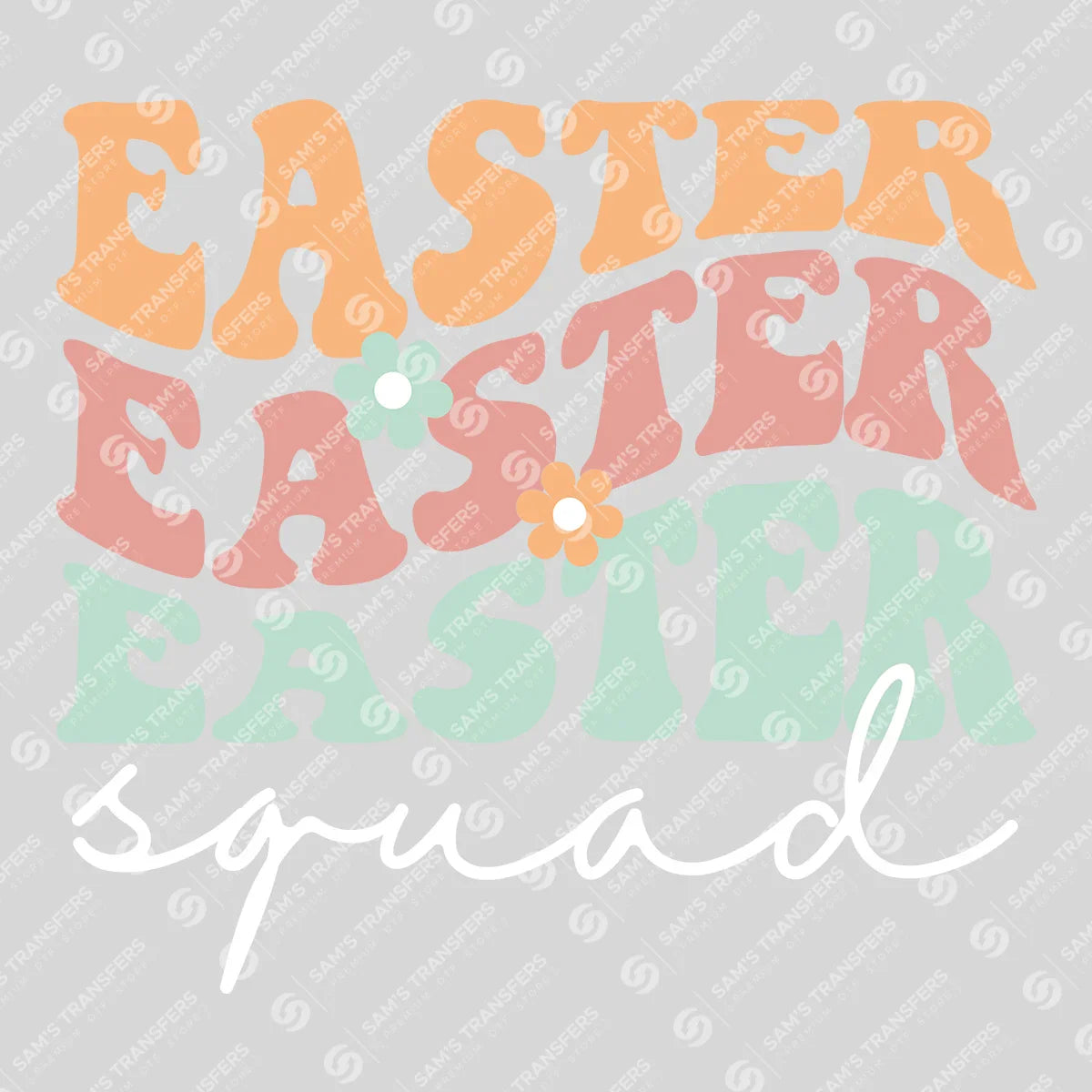 Easter Squad Retro Ready-to-Press DTF Transfer