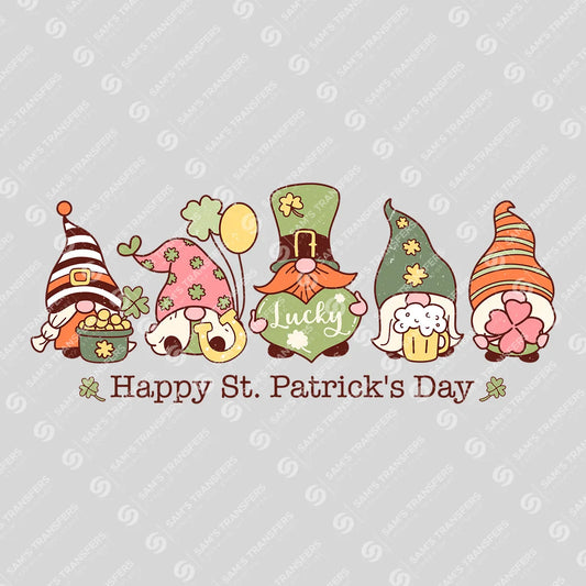 Lucky Gnome Squad St. Patrick’s Day Ready-to-Press DTF Transfer