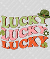 Retro Lucky St. Patrick’s Day Ready-to-Press DTF Transfer