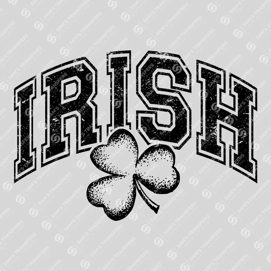 Vintage Irish Shamrock St. Patrick’s Day Ready-to-Press DTF Transfer
