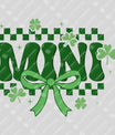 Mini Shamrock Bow St. Patrick’s Day Ready-to-Press DTF Transfer