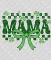 Mama Shamrock Bow St. Patrick’s Day Ready-to-Press DTF Transfer
