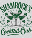Shamrock’s Cocktail Club St. Patrick’s Day Ready-to-Press DTF Transfer
