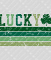 Vintage Lucky Stripes St. Patrick’s Day Ready-to-Press DTF Transfer