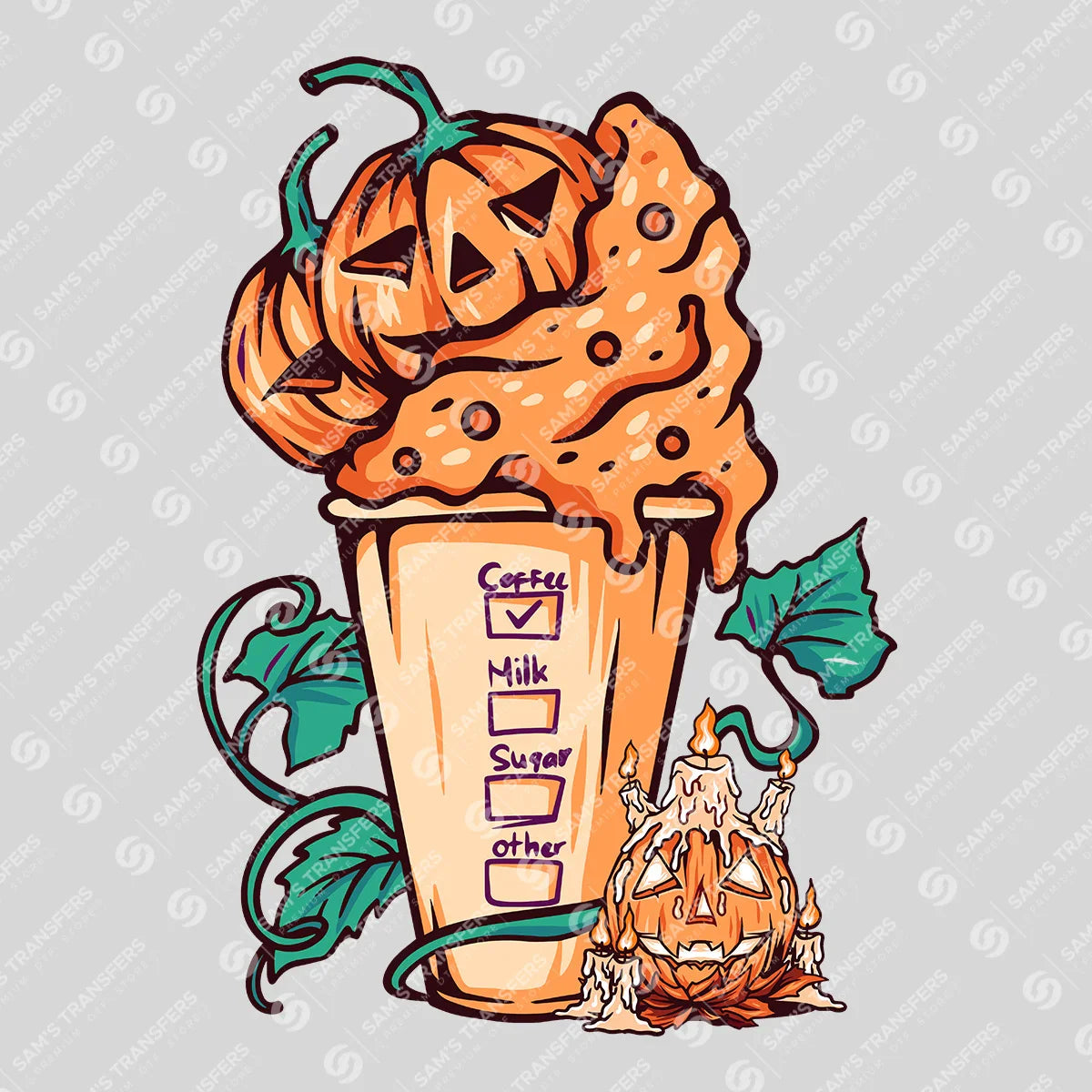 Halloween DTF Transfer - SKU: FRK03165