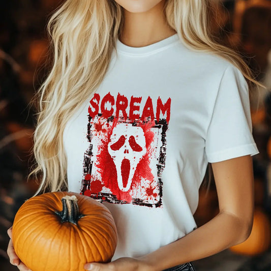 Sweatshirt featuring a Christmas-themed DTF transfer.