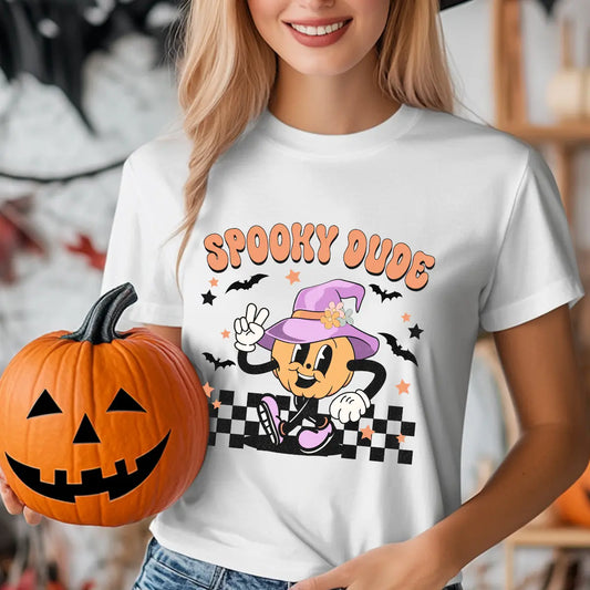 Sweatshirt featuring a Christmas-themed DTF transfer.