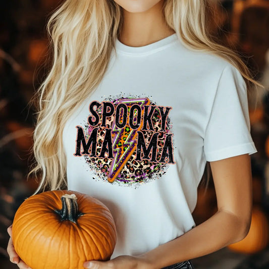 Sweatshirt featuring a Christmas-themed DTF transfer.