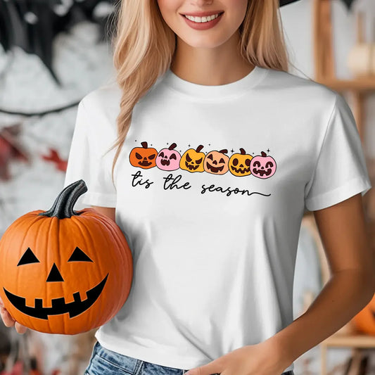 Sweatshirt featuring a Christmas-themed DTF transfer.