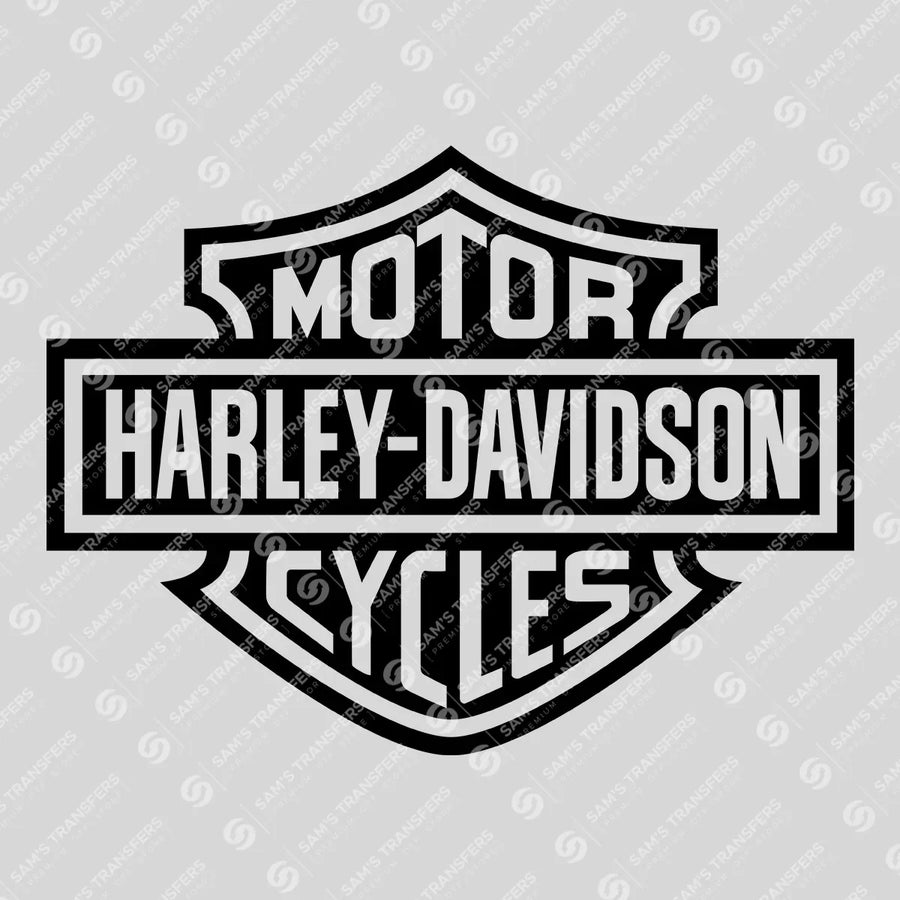 Motor Harley Davidson Cycles Inspired – Biker Logo Style DTF Transfer