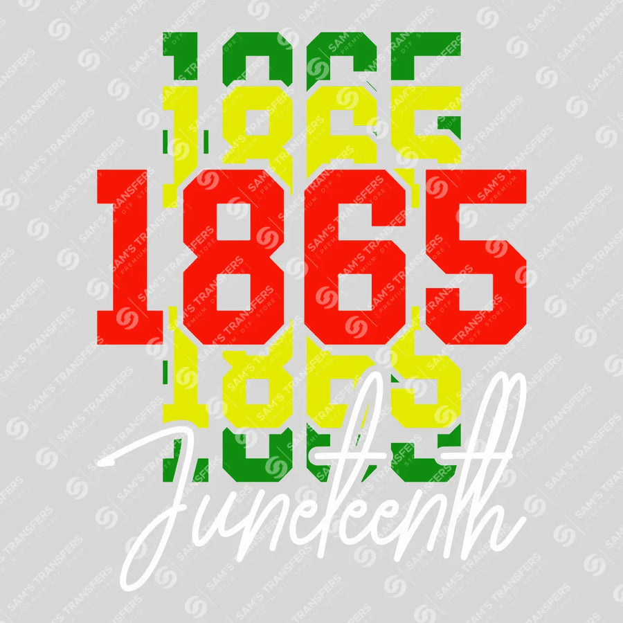Juneteenth Freedom Day DTF Transfer
