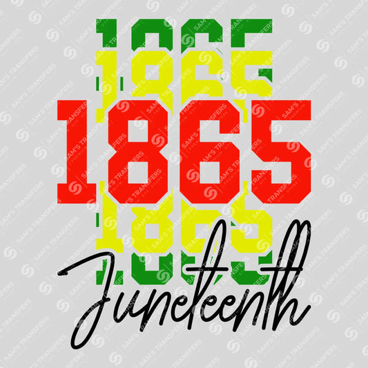 Juneteenth Freedom Day DTF Transfer