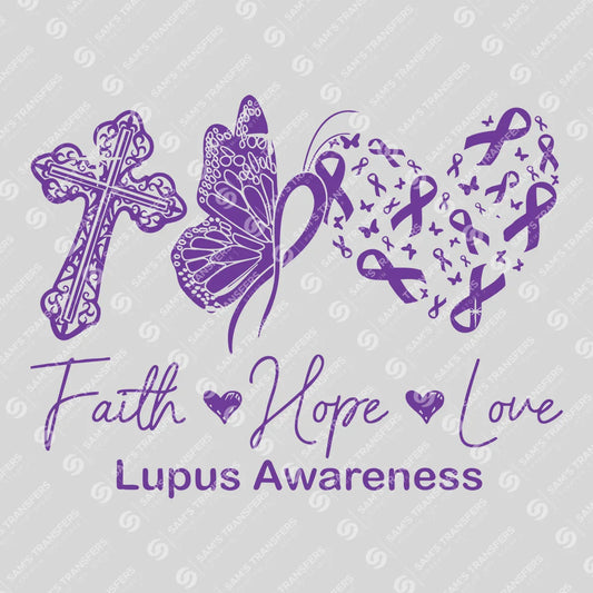 Faith Hope Love Lupus Awareness