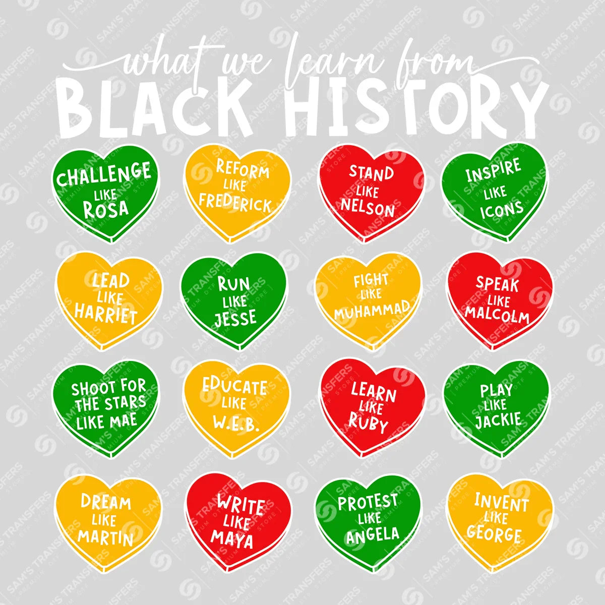 Black History DTF Transfer