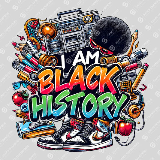 Black History DTF Transfer