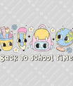 Back to School Time – Kawaii Pastel DTF Transfer
