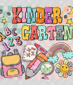 Kindergarten Checkered – Back-to-School DTF Transfer