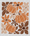 Pumpkin Floral Pattern – Modern Fall DTF Transfer