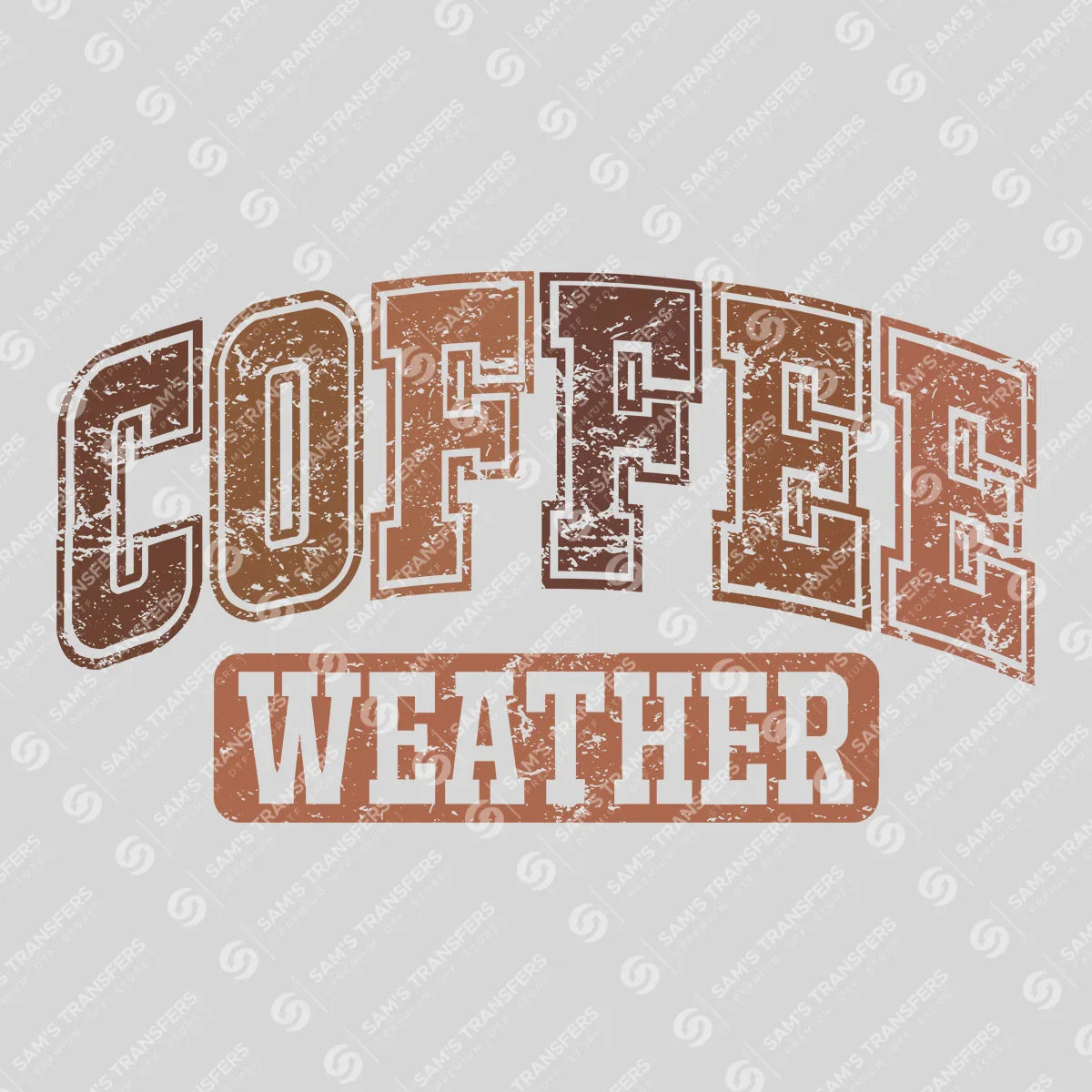 Coffee Weather – Fall Collegiate DTF Transfer