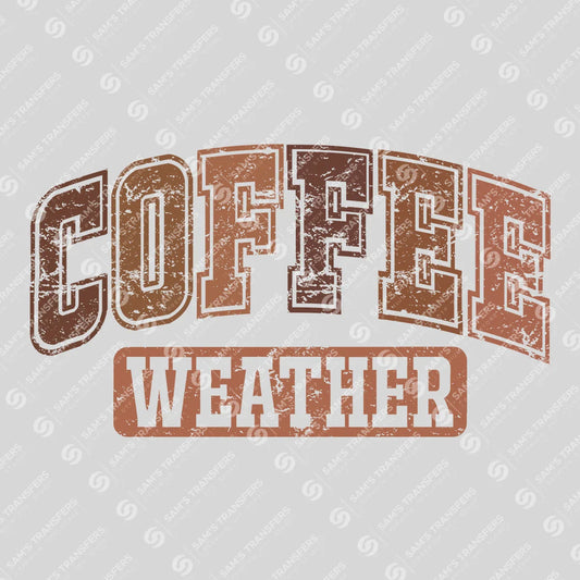 Coffee Weather – Fall Collegiate DTF Transfer