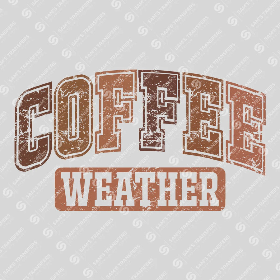 Coffee Weather – Fall Collegiate DTF Transfer
