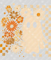 Floral Ghost Checkered – Fall Retro DTF Transfer