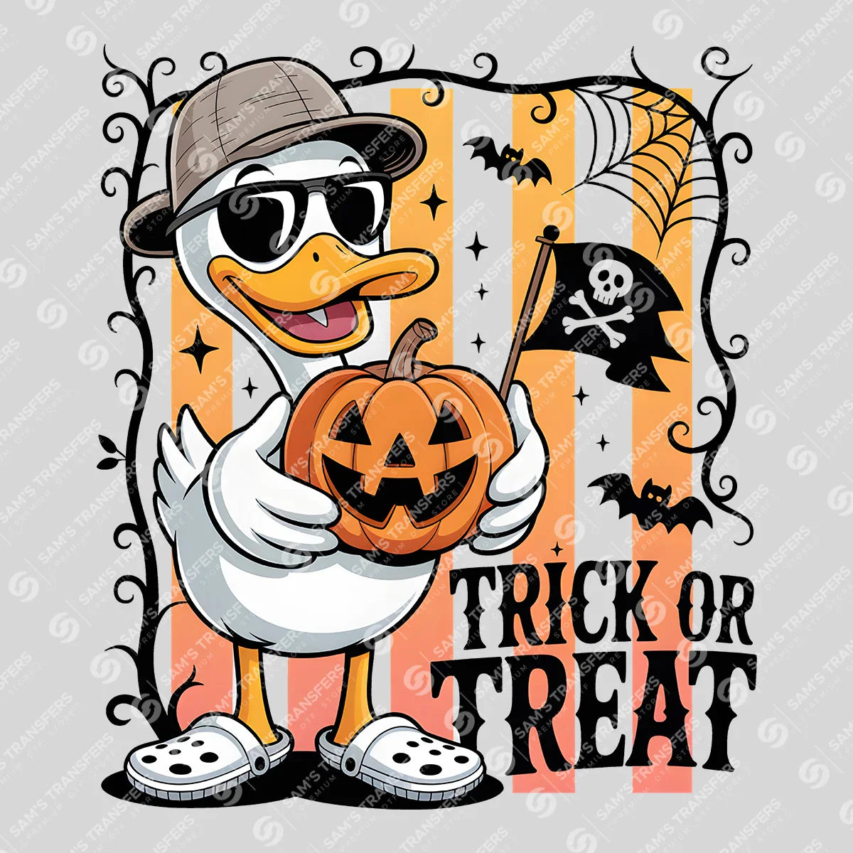 Trick or Treat – Cool Duck Halloween DTF Transfer