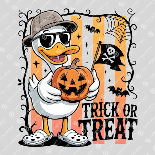 Trick or Treat – Cool Duck Halloween DTF Transfer