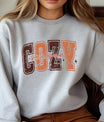 Light grey sweatshirt with 