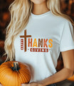 White t-shirt with 