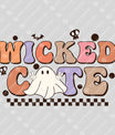 Wicked Cute – Retro Ghost Kids Halloween DTF Transfer