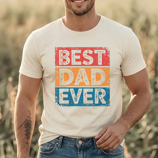 Father's Day Best Dad Text Ready DTF Transfer | FR1981