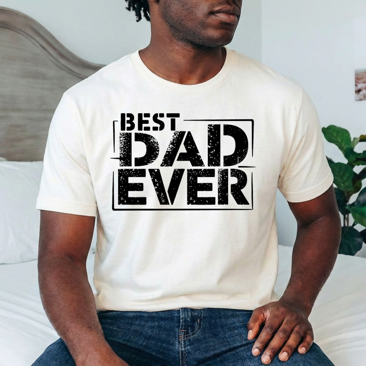 Father's Day Best Dad Text Ready DTF Transfer | FR1999