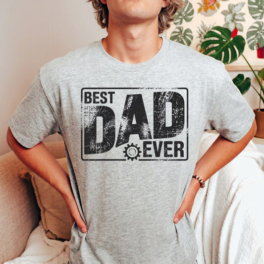 Father's Day Best Dad Text Ready DTF Transfer | FR2003