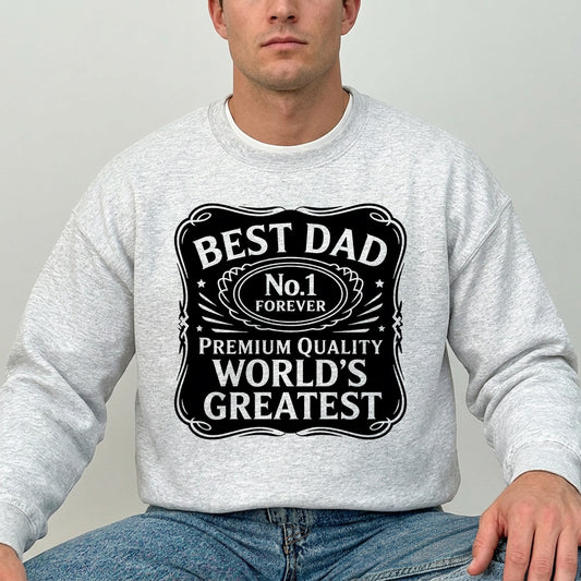 Father's Day Best Dad Text Ready DTF Transfer | FR2018