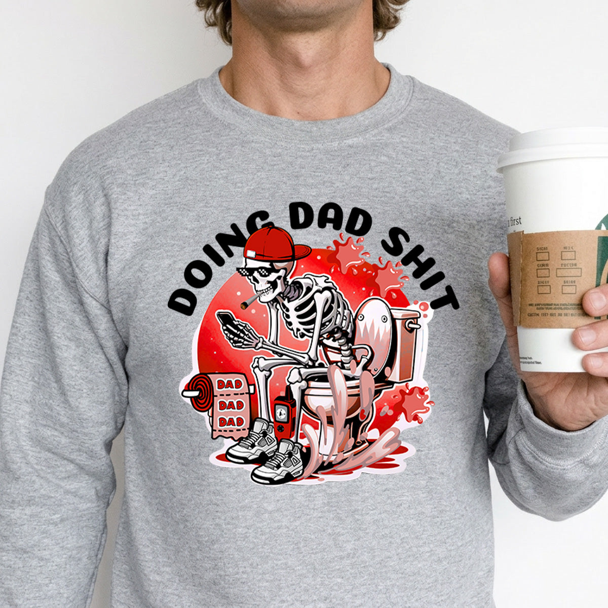 Father's Day Funny Text Ready DTF Transfer | FR2023