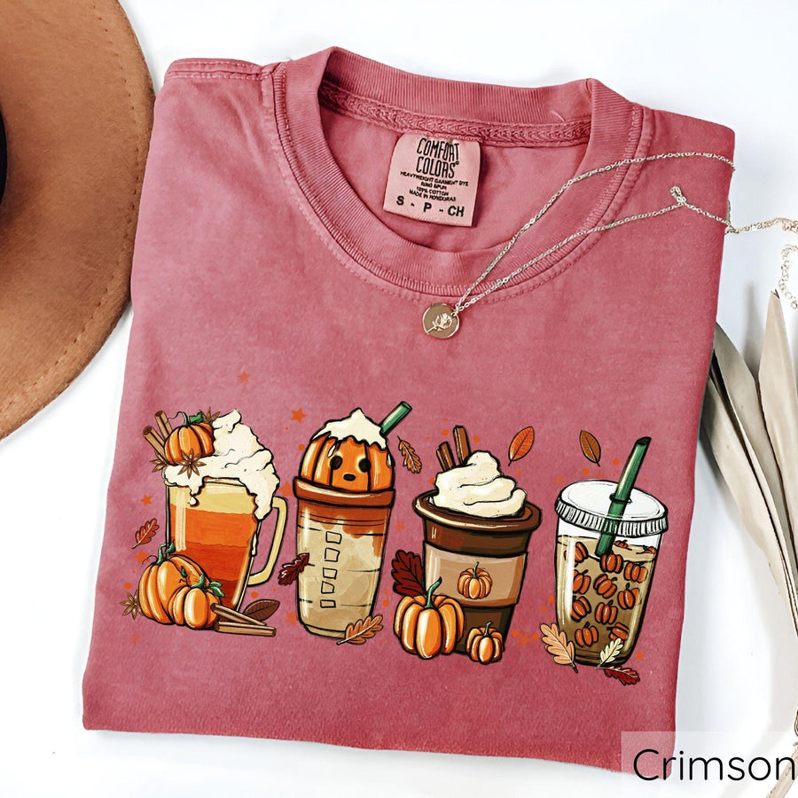 Pumpkin Spice Delights - Crimson Edition Halloween DTF Transfer