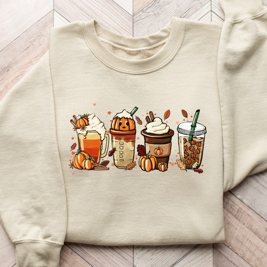 Pumpkin Spice Delights - Cozy Edition Halloween DTF Transfer