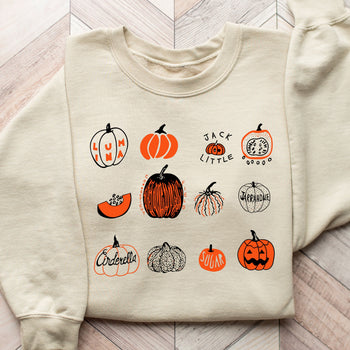 Sam’s DTF Transfers in Texas, Printing Custom Sizes DTF Transfers and Gang Sheets, Pumpkin Patch Collection Educational Halloween design