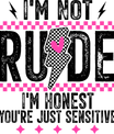 Hot Mess But I’m Blessed – Pink Checker Heart DTF Transfer - Sam's DTF Transfers