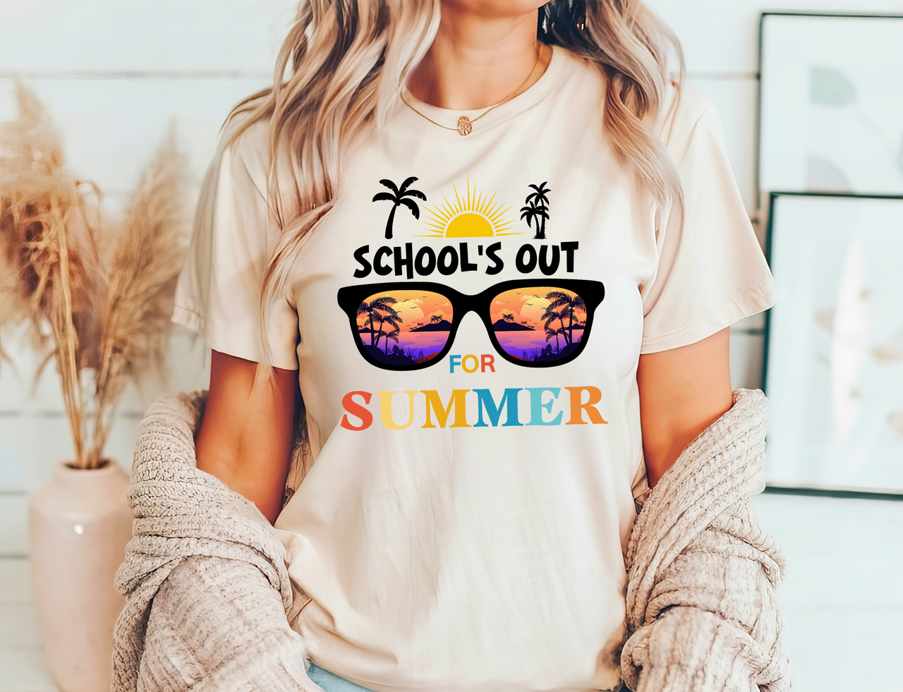 Summer DTF transfers from Sam's DTF Transfers in Texas - School's Out for Summer design