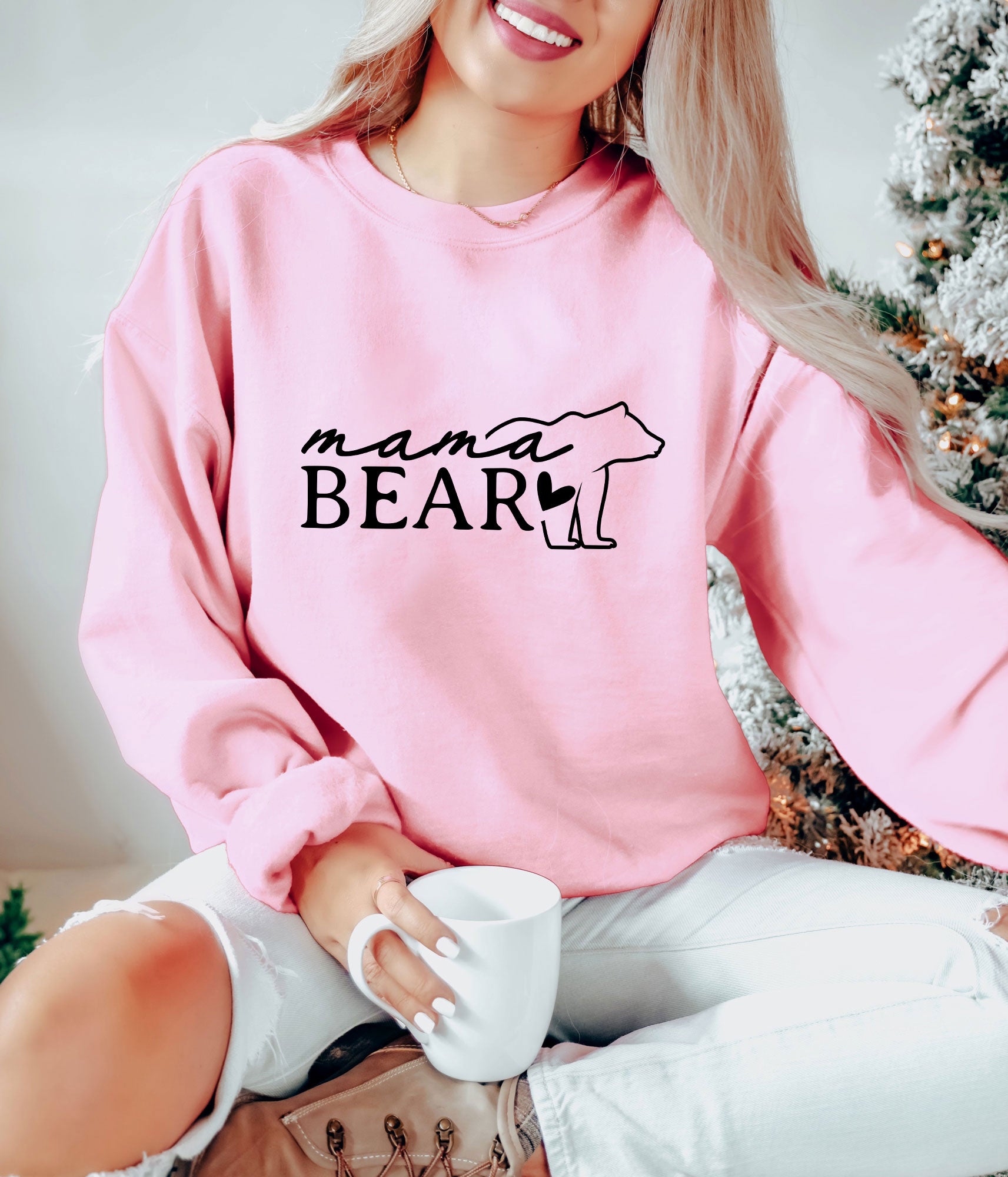 an elegant silhouette of a bear alongside bold lettering