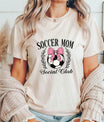 Pink Bow Soccer Mom Social Club Ready-to-Press DTF Transfer - Sam's DTF Transfers