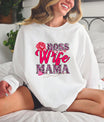 Boss Wife Mama Ready-to-Press DTF Transfer - Sam's DTF Transfers