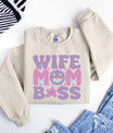 Wife Mom Boss Ready-to-Press DTF Transfer - Sam's DTF Transfers