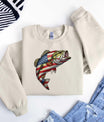 Patriotic Bass Fishing Ready-to-Press DTF Transfer - Sam's DTF Transfers